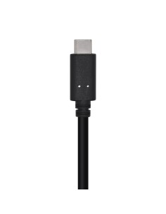 Cable USB 3.1 Gen 2 10 Gbps 3 A, Tipo C/M-A/M, Negro, 0.5m 2