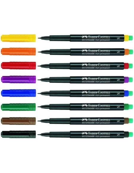152304 marcador permanente Negro, Azul, Verde, Rojo 4 pieza(s)