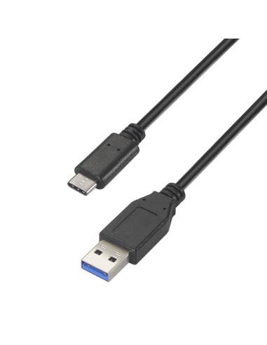 Cable USB 3.1 Gen 2 10 Gbps 3 A, Tipo C/M-A/M, Negro, 1.5m