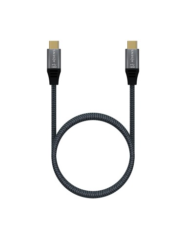 USB 3.2 Gen2x2 Aluminum Cable 20Gbps 8K@30Hz 5A 100W E-Mark, Type USB-C/M-USB-C/M, Grey, 1.5 m