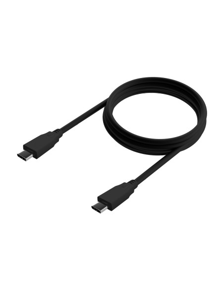 Cable USB 3.2 Gen2x2 20Gbps 8k@30Hz 5A 100w E-Marker, Tipo USB-C/M-USB-C/M, Negro, 0.6m