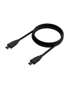 Cable USB 3.2 Gen2x2 20Gbps 8k@30Hz 5A 100W E-Marker, Tipo USB-C/M-USB-C/M, Negro, 1.0m 2