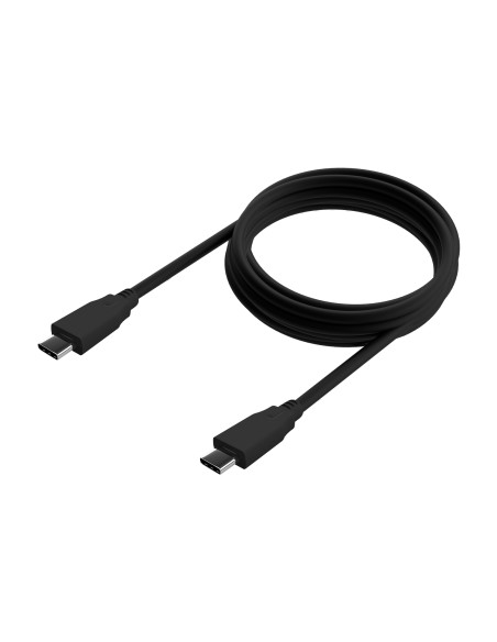 Cable USB 3.2 Gen2x2 20Gbps 8k@30Hz 5A 100W E-Marker, Tipo USB-C/M-USB-C/M, Negro, 2.0m
