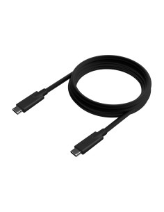 Cable USB 3.2 Gen1 5Gbps 4k@60Hz 3A 60W E-Marker, Tipo USB-C/M-USB-C/M, Negro, 4.0m 2