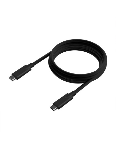 Cable USB 3.2 Gen1 5Gbps 4k@60Hz 3A 60W E-Marker, Tipo USB-C/M-USB-C/M, Negro, 5.0m