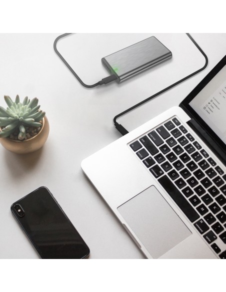 Cable USB 3.2 Gen1 5Gbps 4k@60Hz 3A 60W E-Marker, Tipo USB-C/M-USB-C/M, Negro, 5.0m