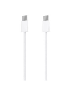 Cable USB 2.0 3A 60W Apple, tipo USB-C/M-USB-C/M, Blanco, 1.0m
