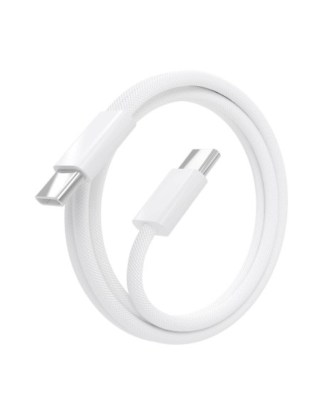 Cable USB 2.0 3A 60W Apple, tipo USB-C/M-USB-C/M, Blanco, 1.0m