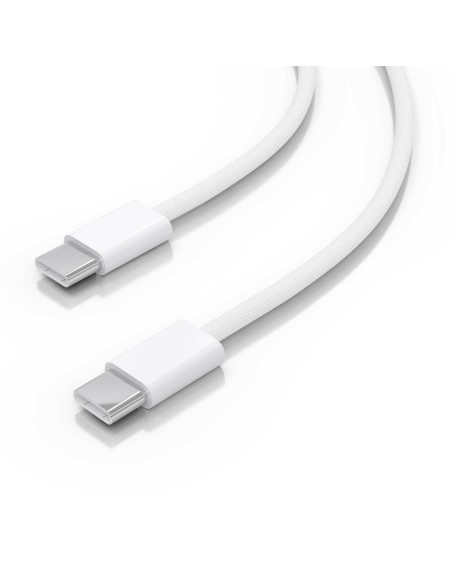 Cable USB 2.0 3A 60W Apple, tipo USB-C/M-USB-C/M, Blanco, 1.0m