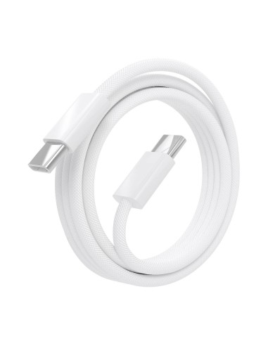 Cable USB 2.0 3A 60W Apple, tipo USB-C/M-USB-C/M, Blanco, 2.0m