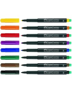 152504 marcador permanente Negro, Azul, Oro, Rojo 4 pieza(s)