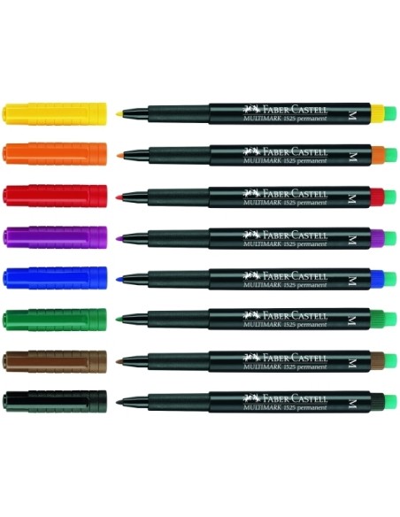 152504 marcador permanente Negro, Azul, Oro, Rojo 4 pieza(s)