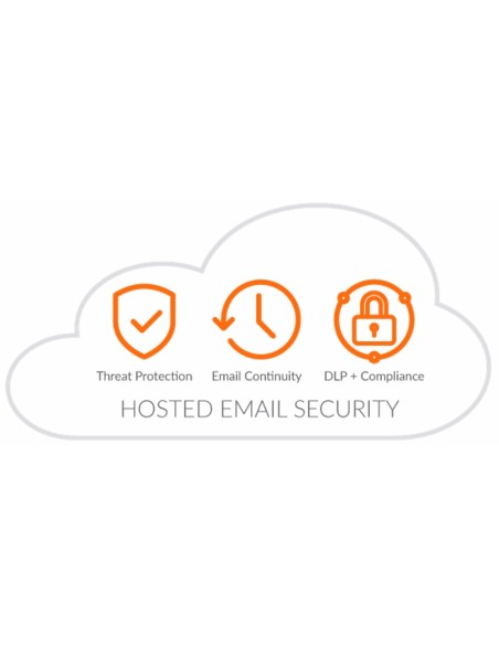 Hosted Email Security 250-499 licencia(s) Licencia 1 año(s)