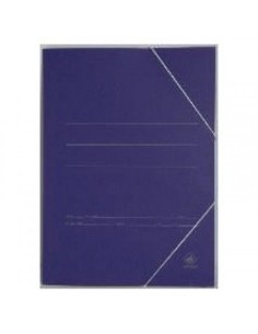 CARPETA CARTON SIMIL PRESPAN 500 GR./M2. FOLIO GOMA SOLAPA AZUL MARIOLA 1525AZ