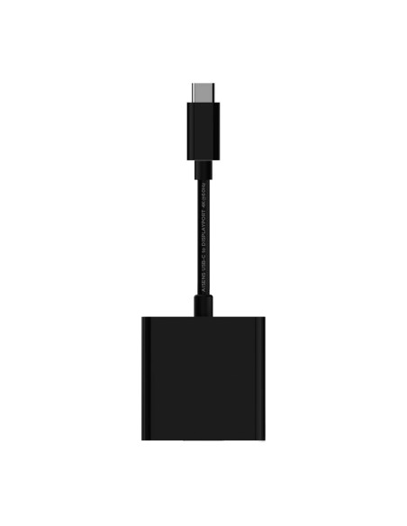 Conversor USB-C A DisplayPort, 4k@60Hz, USB C/M - DP/H, Negro, 15cm