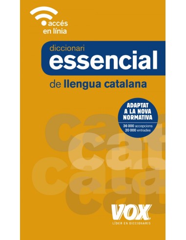 DICCIONARI ESSENCIAL LLENGUA CATALANA
