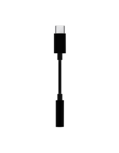 Conversor USB-C a audio estilo Apple, USB-C/M-Jack 3.5/H, Negro, 15 cm 2