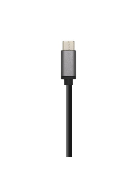 Hub USB 3.1 USB-C, USB-C/M - 4 x Tipo A/H, Gris, 15 cm