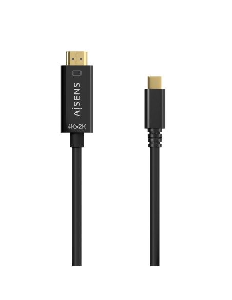 Cable Conversor USB-C A HDMI 4K@30Hz, USB-C/M-HDMI/M, Negro, 1.8M