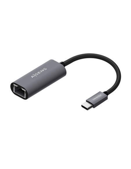 Conversor USB3.1 Gen1 USB-C A Ethernet Gigabit 10/100/1000 Mbps, Gris, 15cm