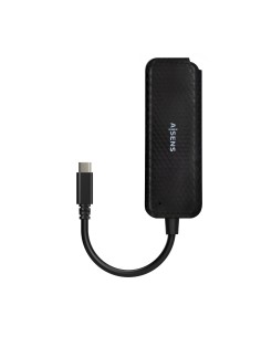 Hub USB 3.1 USB-C, USB-C/M-4x Tipo A/H, Negro, 15cm 2