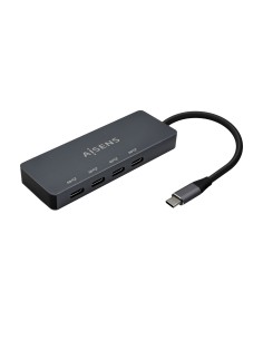 Hub USB3.2 Gen1 5G USB-C, USB-C/M-4xUSB-C/H, Gris, 15cm