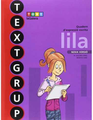 QUADEXPRESSIO ESCRITA 6EPRIMTEXTGRUP LILA