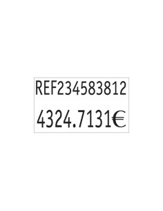 ETIQ.PRECIOS PRYSE 26x16 BLANCO