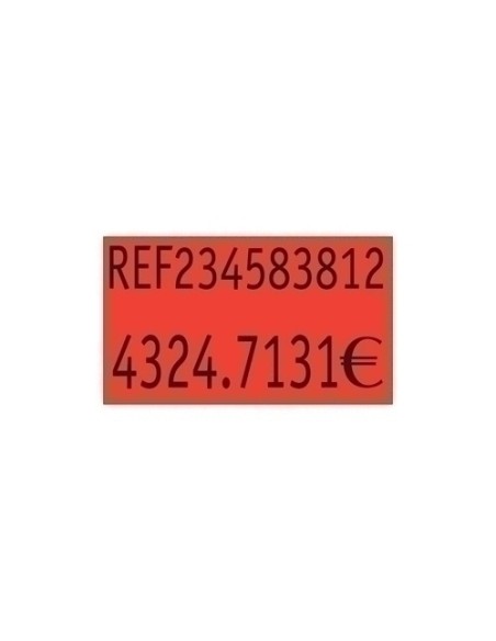 ETIQ.PRECIOS PRYSE 26x16 NARANJA