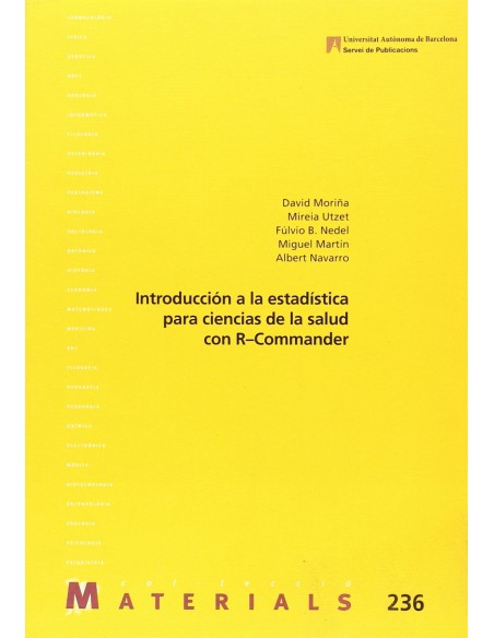 INTRODUCCION A LA ESTADISTICA R COMMANDER PARA CIENCIAS DE LA SALUD