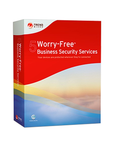 Worry-Free Business Security Services 5, RNW, 6-10u, 2Y, ML Renovación Plurilingüe 2 año(s)