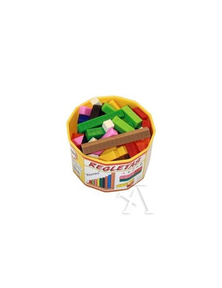 Regletas fraccionadas metodo pio pio alumno 52 piezas libro de regalo 