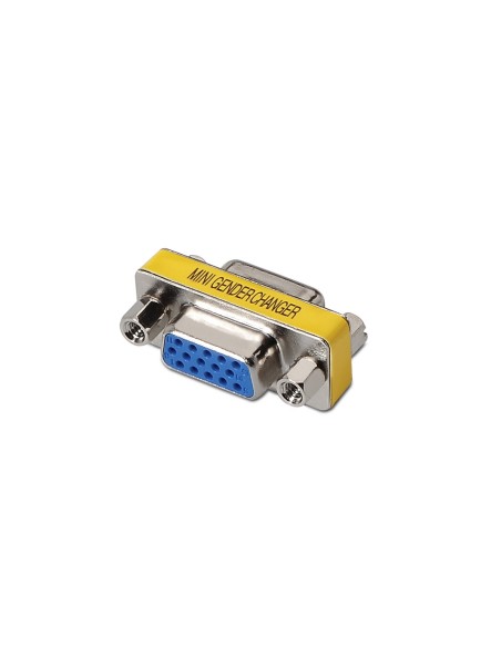 A114-0082 cambiador de género para cable VGA D-sub D-sub Azul, Plata