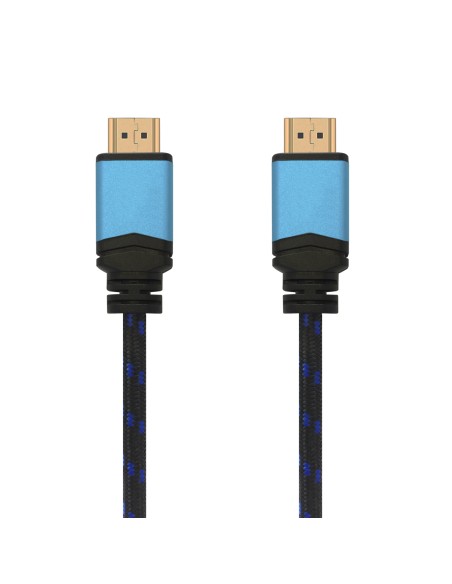 able, HDMI, 2.0, Premium alta velocidad / HEC, 4k@60 Hz, 18 Gbps, A/M-A/M, Negro/Azul, 10 m
