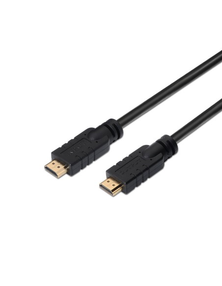 Cable HDMI V2.0 Premium alta velocidad / HEC 4k@60Hz 18Gbps con repetidor, A/M-A/M, Negro, 20 m