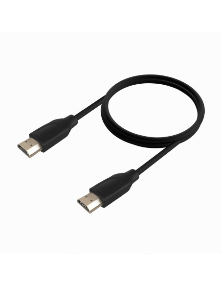 Cable HDMI V2.0 Premium Alta Velocidad / Hec 4K@60Hz 18Gbps, A/M-A/M, Negro, 1.0m