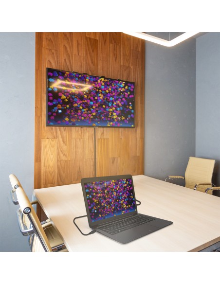 Cable HDMI V2.0 Premium Alta Velocidad / Hec 4K@60Hz 18Gbps, A/M-A/M, Negro, 2.0m