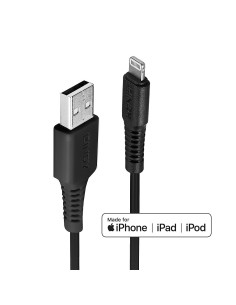 31322 cable de conector Lightning 3 m Negro