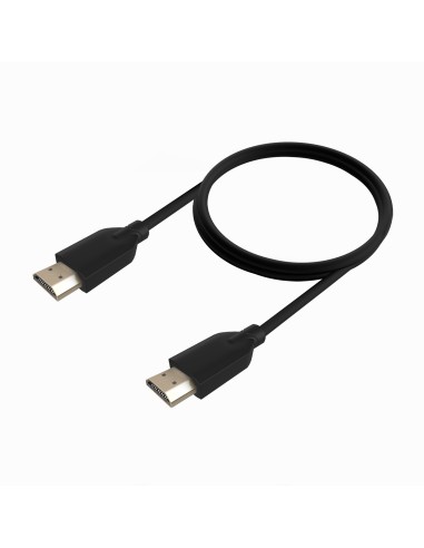 Cable HDMI V2.0 CCS Premium Alta Velocidad / Hec 4K@60Hz 18Gbps, A/M-A/M, Negro, 1.0m