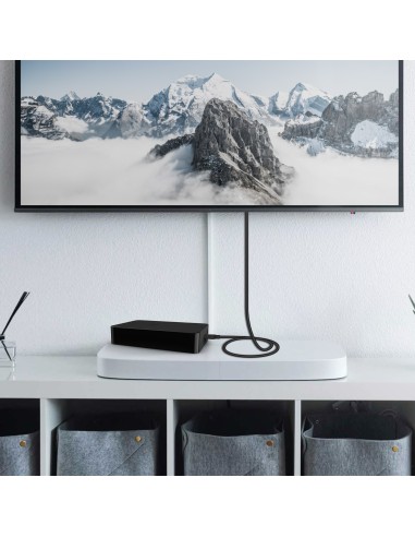 Cable HDMI V2.0 CCS Premium Alta Velocidad / Hec 4K@60Hz 18Gbps, A/M-A/M, Negro, 1.0m