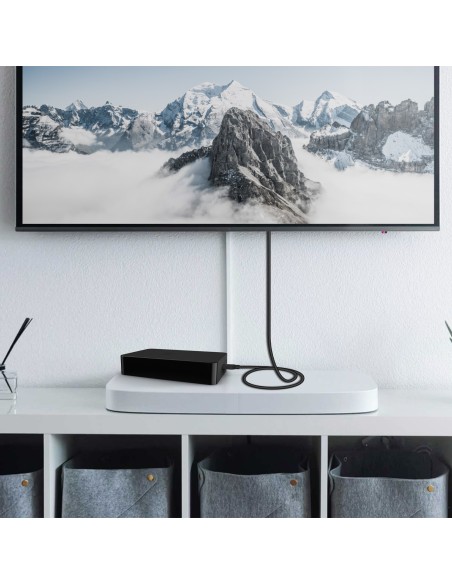 Cable HDMI V2.0 CCS Premium Alta Velocidad / Hec 4K@60Hz 18Gbps, A/M-A/M, Negro, 1.0m