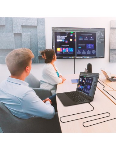 Cable HDMI V2.0 CCS Premium Alta Velocidad / Hec 4K@60Hz 18Gbps, A/M-A/M, Negro, 7.0m