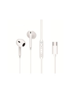 BRENDAN02W auricular y casco Auriculares Alámbrico Dentro de oído Llamadas/Música USB Tipo C Blanco