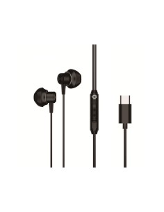 BRENDAN04B auricular y casco Auriculares Alámbrico Dentro de oído Llamadas/Música USB Tipo C Negro