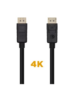 Cable DisplayPort V1.2 4K@60Hz, DP/M-DP/M, Negro, 1.0m 2