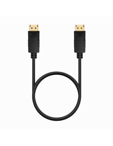 Cable DISPLAYPORT V1.2 CCS 4K@60Hz, DP/M-DP/M, Negro, 0.5m