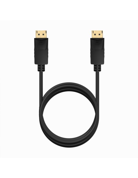 Cable DISPLAYPORT V1.2 CCS 4K@60Hz, DP/M-DP/M, Negro, 1.5m