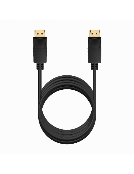 Cable DISPLAYPORT V1.2 CCS 4K@60Hz, DP/M-DP/M, Negro, 3.0m