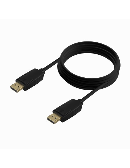 Cable DISPLAYPORT V1.2 CCS 4K@60Hz, DP/M-DP/M, Negro, 5.0m
