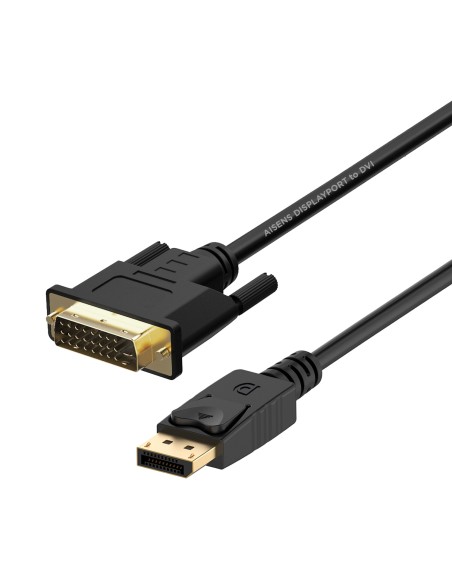 Cable conversor DisplayPort a DVI, DP/M - DVI/M, Negro, 2.0m